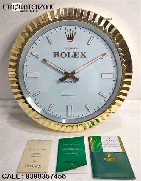 rolex dealer wall clock|original rolex wall clock.